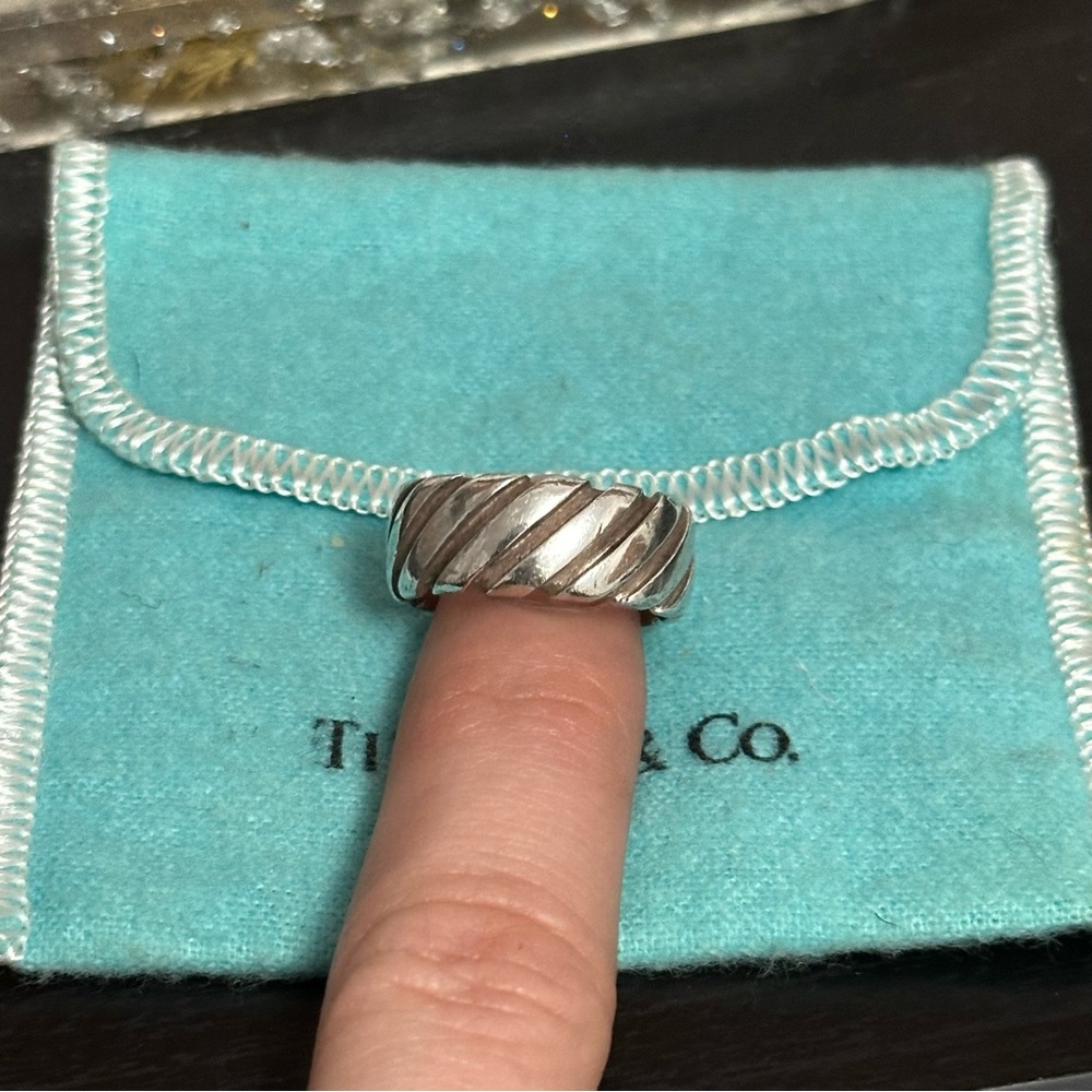 TIFFANY ATLAS GROOVE RING - Picture 3 of 5